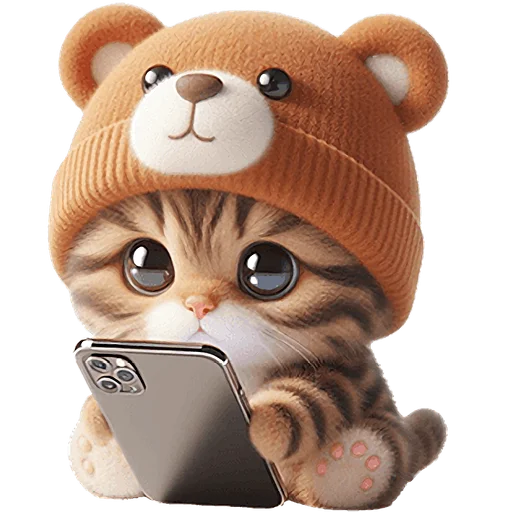 📱 Стикер «Пушистые мишки» для Telegram