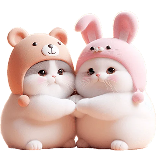 🐰 Стикер «Мяу любовь» для Telegram