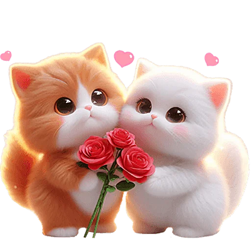 🌺 Стикер «Мяу пара» для Telegram