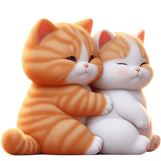 🥰 Стикер «Мяу пара» для Telegram
