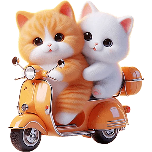🛵 Стикер «Мяу пара» для Telegram