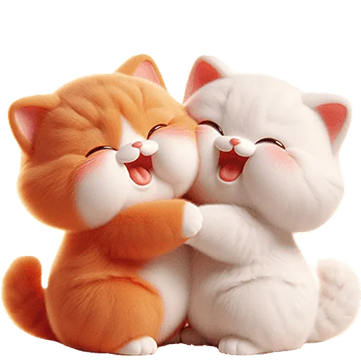 🤗 Стикер «Мяу пара» для Telegram