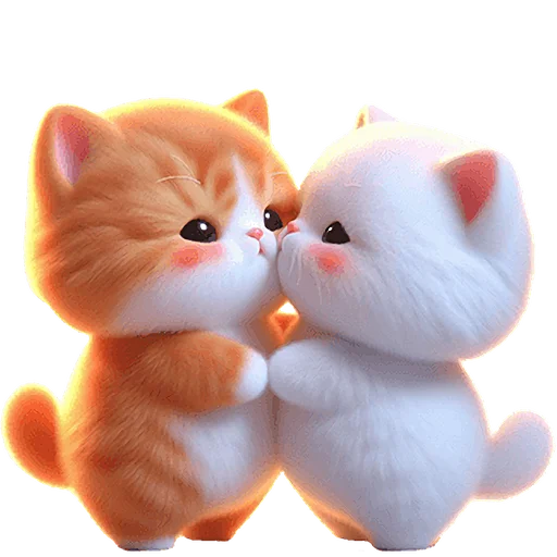 🥰 Стикер «Мяу пара» для Telegram