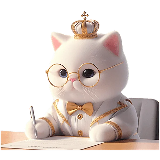 🤓 Стикер «Мяу принцы» для Telegram