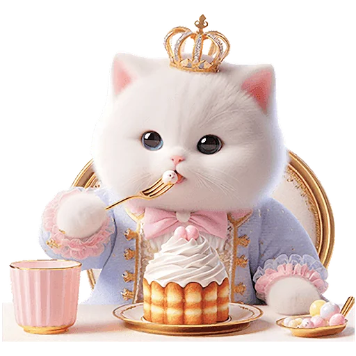 🍨 Стикер «Мяу принцы» для Telegram