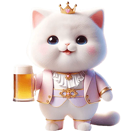 🍺 Стикер «Мяу принцы» для Telegram