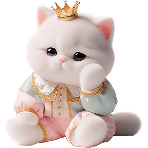 ☹️ Стикер «Мяу принцы» для Telegram