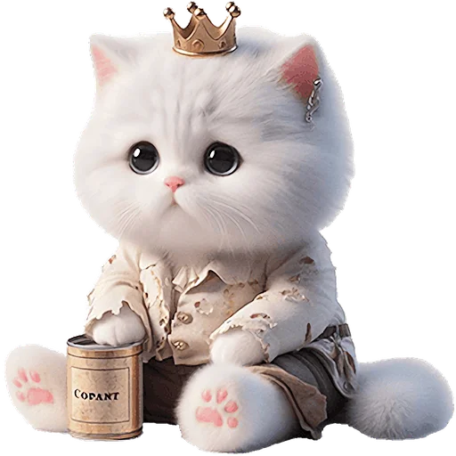 🥺 Стикер «Мяу принцы» для Telegram