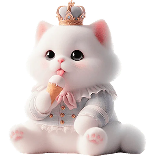 🍦 Стикер «Мяу принцы» для Telegram
