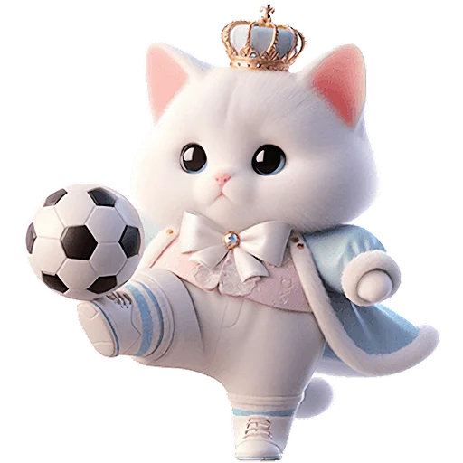 ⚽️ Стикер «Мяу принцы» для Telegram
