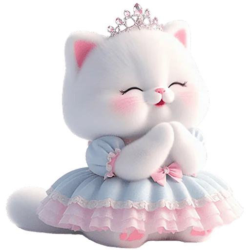 ☺️ Стикер «Мяу принцессы» для Telegram