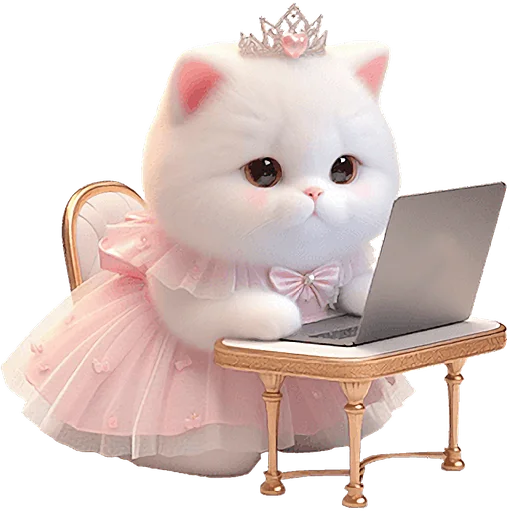 💻 Стикер «Мяу принцессы» для Telegram
