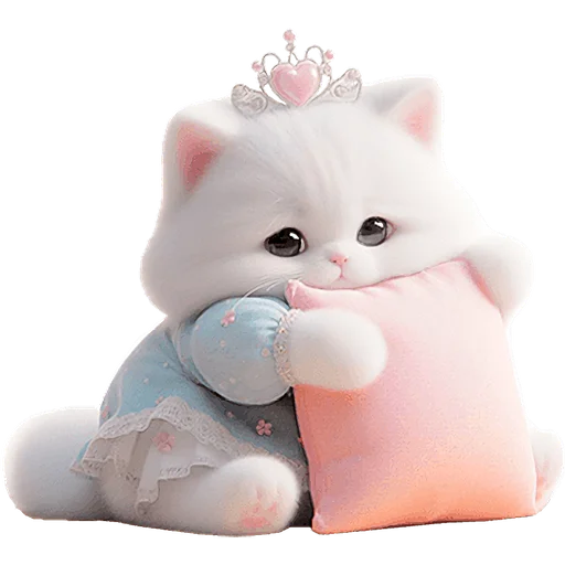 😴 Стикер «Мяу принцессы» для Telegram