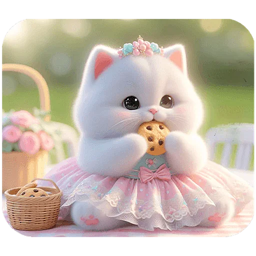 😋 Стикер «Мяу принцессы» для Telegram