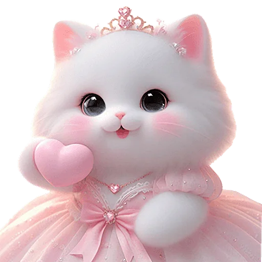 🫶 Стикер «Мяу принцессы» для Telegram