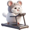 🏃 Эмодзи «Meow Rat so cute» для Telegram