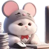 🤓 Эмодзи «Meow Rat so cute» для Telegram