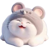 🤤 Эмодзи «Meow Rat so cute» для Telegram