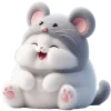 🤣 Эмодзи «Meow Rat so cute» для Telegram