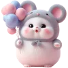 🎈 Эмодзи «Meow Rat so cute» для Telegram