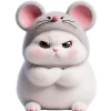 😠 Эмодзи «Meow Rat so cute» для Telegram