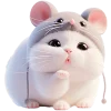 😘 Эмодзи «Meow Rat so cute» для Telegram