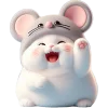 👋 Эмодзи «Meow Rat so cute» для Telegram