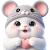 🫶 Эмодзи «Meow Rat so cute» для Telegram
