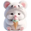 🍧 Эмодзи «Meow Rat so cute» для Telegram