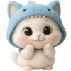 🤗 Эмодзи «Пушистый Акуленок» для Telegram