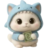 💸 Эмодзи «Пушистый Акуленок» для Telegram