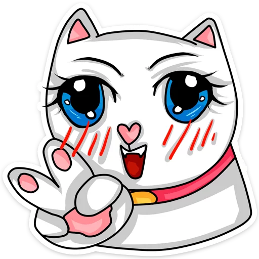 ✌ Стикер «Котики» для Telegram