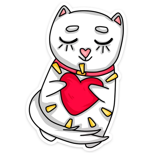 ❤ Стикер «Котики» для Telegram
