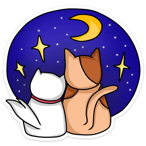 🌠 Стикер «Котики» для Telegram