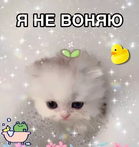 🚿 Стикер «MeowBots 2» для Telegram