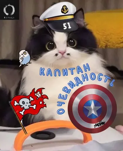 🐳 Стикер «MeowBots 3» для Telegram