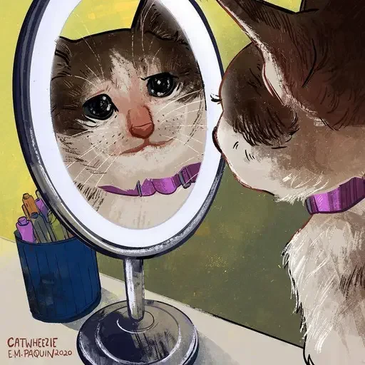🃏 Стикер «ME⭕WB⭕T» для Telegram