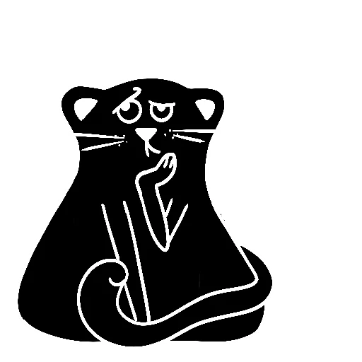 🤷‍♀️ Стикер «Meow» для Telegram