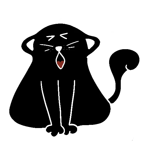 🎤 Стикер «Meow» для Telegram
