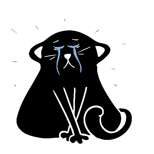 😢 Стикер «Meow» для Telegram