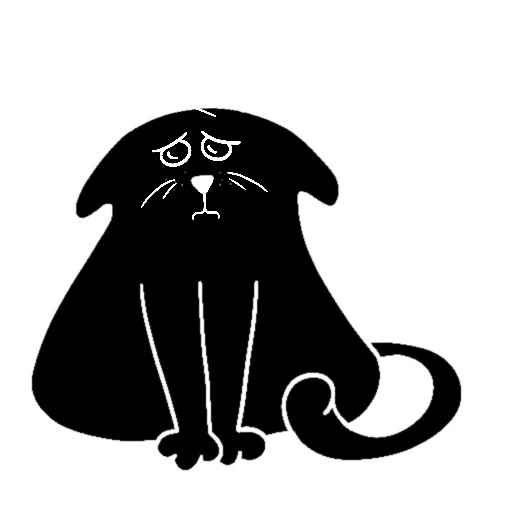 😭 Стикер «Meow» для Telegram