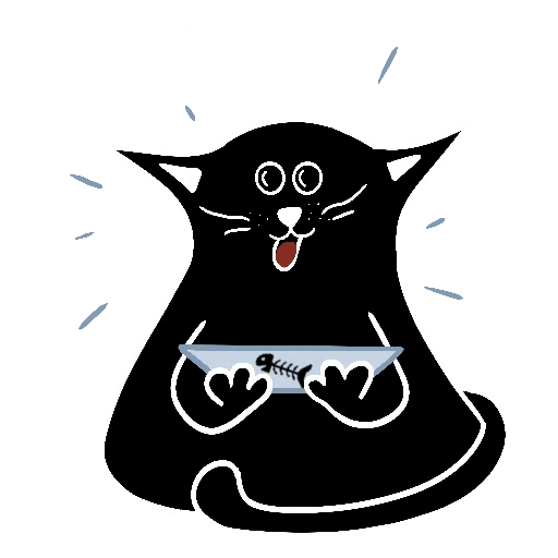 🍗 Стикер «Meow» для Telegram