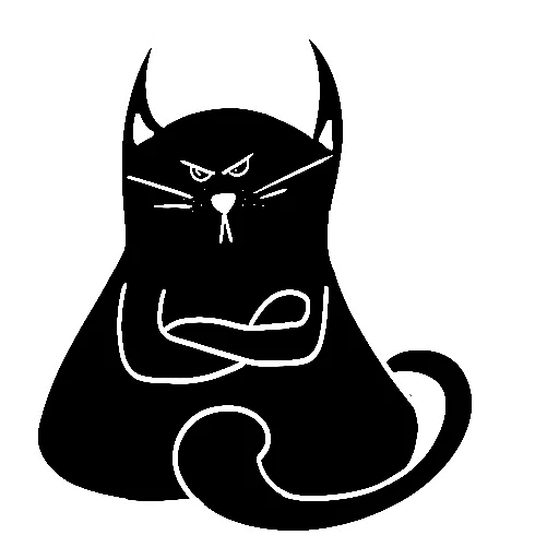 😡 Стикер «Meow» для Telegram