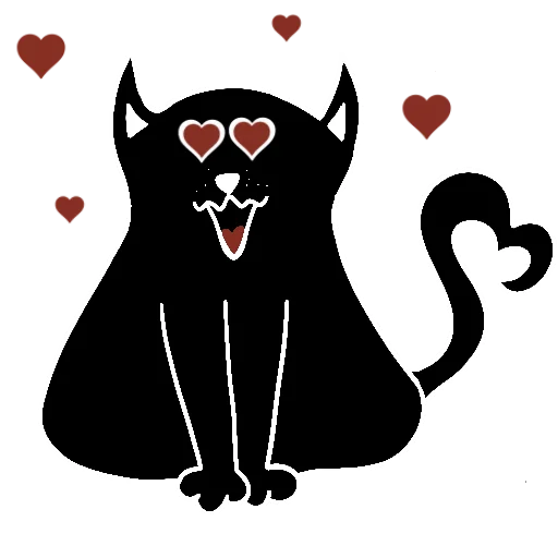 😍 Стикер «Meow» для Telegram