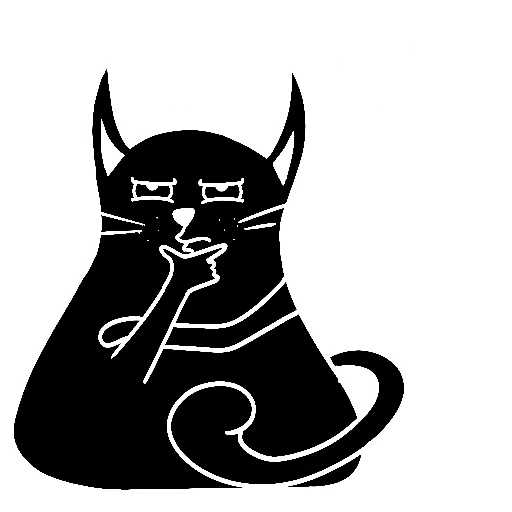 🧐 Стикер «Meow» для Telegram