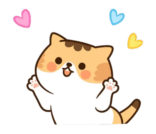 ❤️ Стикер «Meow Cats» для Telegram