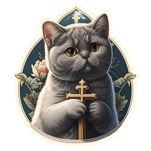 🙏 Стикер «Meowji» для Telegram
