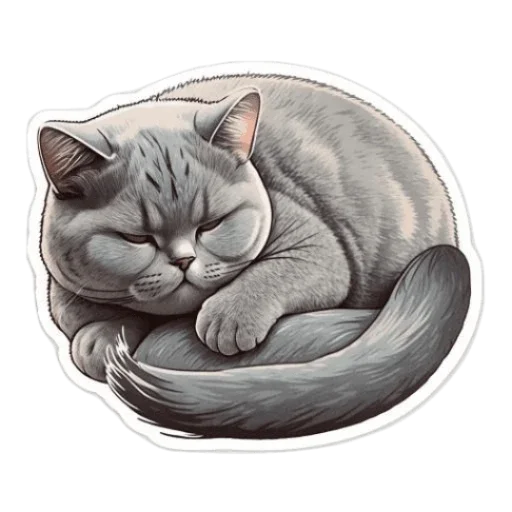 😴 Стикер «Meowji» для Telegram