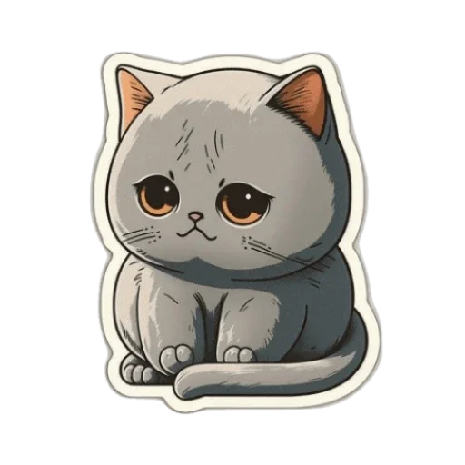 😰 Стикер «Meowji» для Telegram