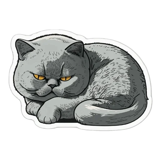Стикерпак Meowji для Telegram
